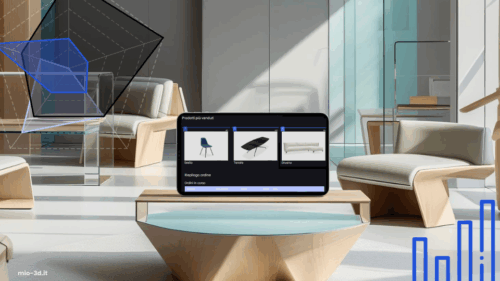 Configuratore CPQ 3D per rivenditori arredo