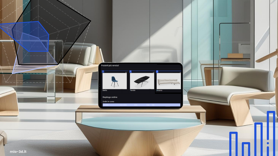 Configuratore CPQ 3D per rivenditori arredo