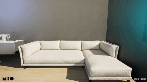 Configuratore online 3D per imbottiti